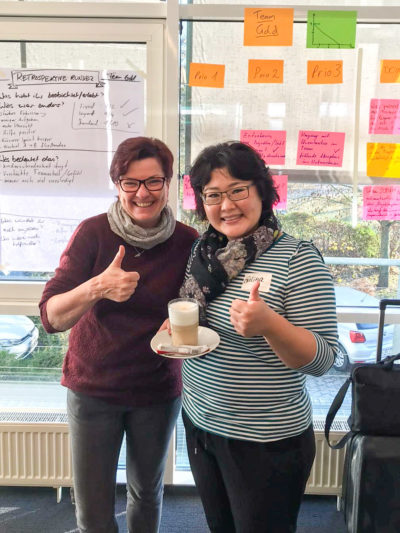 SCRUM Master Galina Gritzman von abra.sax bei der Scrum Master Ausbildung mit Scrum Coach